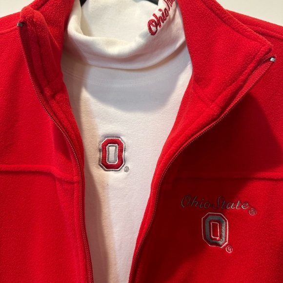 WOMEN’S COLOSSEUM OHIO STATE EMBROIDERED TURTLENECK & VEST SET.  SIZE XL. NWT’S. - Picture 2 of 10
